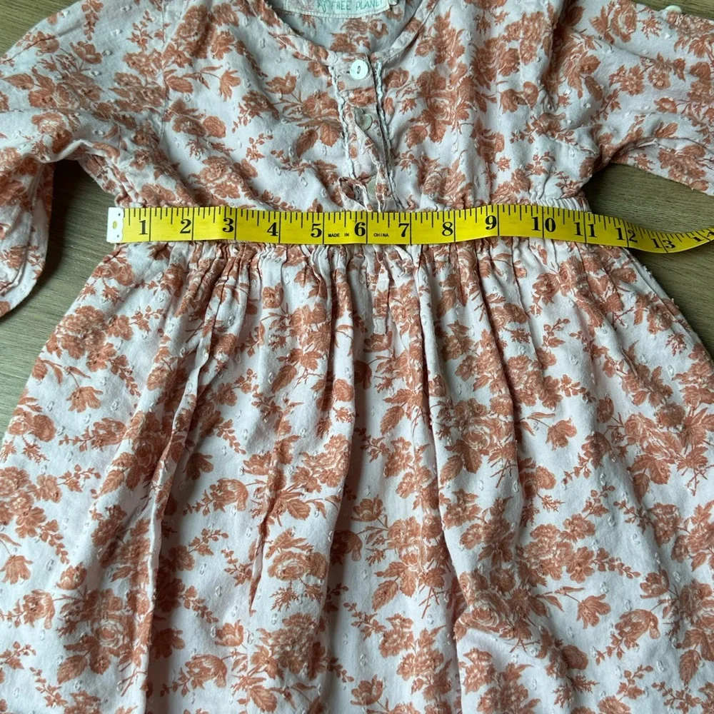 FREE PLANET Floral Button-Up Dress SIZE 6X - Picture 10 of 12